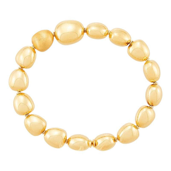 Electroformed Oval Bead Bracelet