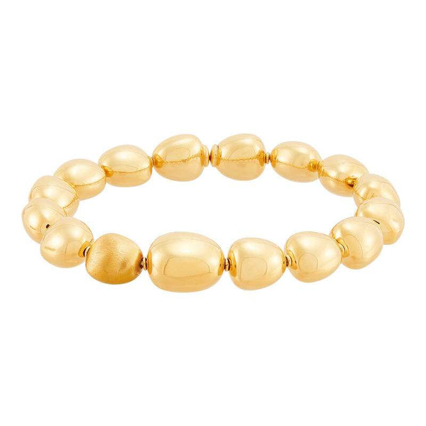 Electroformed Oval Bead Bracelet