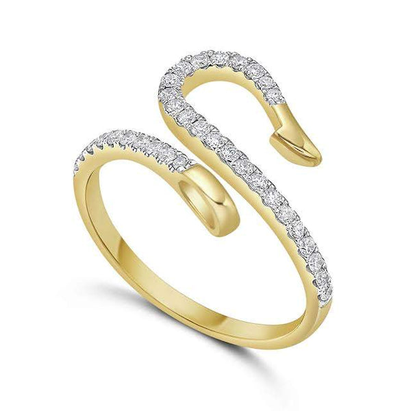 14K Fish Hook Ring