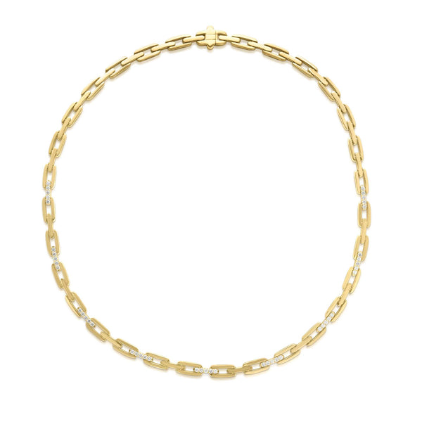Roberto Coin 18k Diamond Navarra Necklace