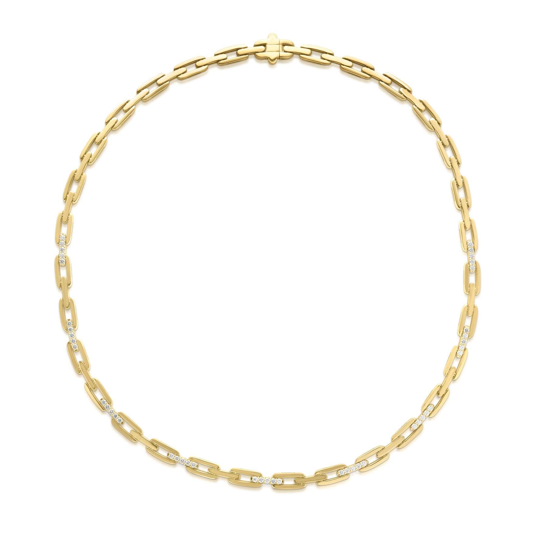Roberto Coin 18k Diamond Navarra Necklace