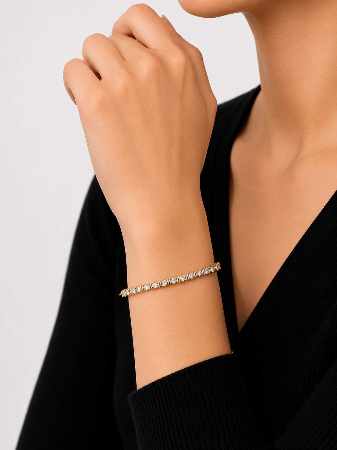 18K Diamond Tennis Bracelet
