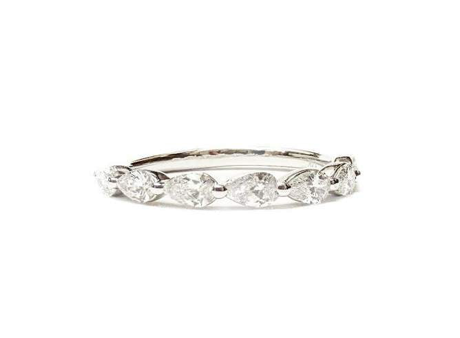 14K Diamond Wedding Band