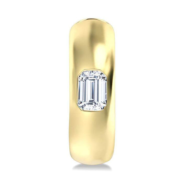 Diamond Fashion Huggie Earrings