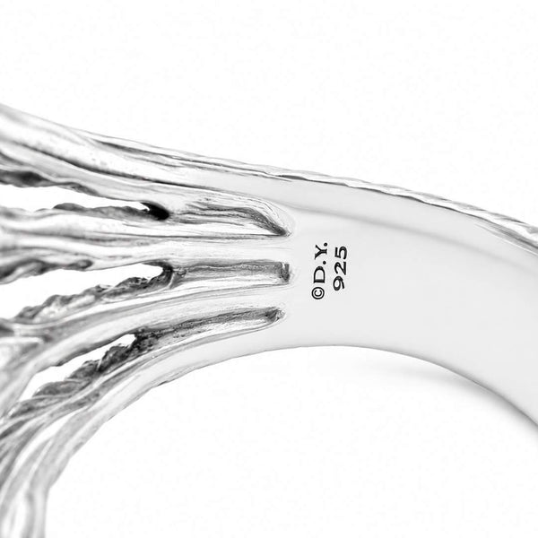 David Yurman 4 row Willow Cocktail Ring Sterling