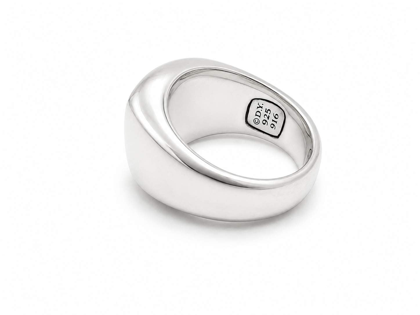 Pre-Owned David Yurman Sterling silver and 22K Gold Petrvs Horse Signet Ring
