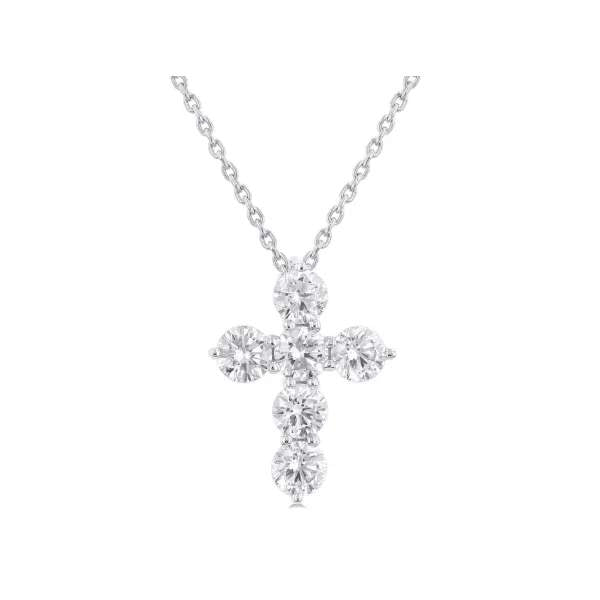 14K Diamond Cross
