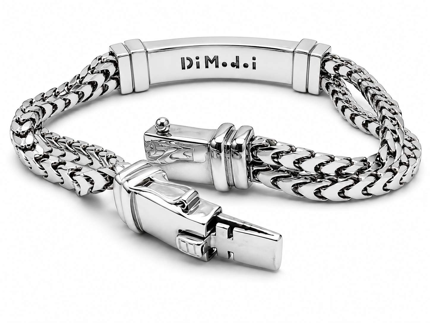 18K Di Modolo Milano, Quadria Two Row Diamond Bracelet