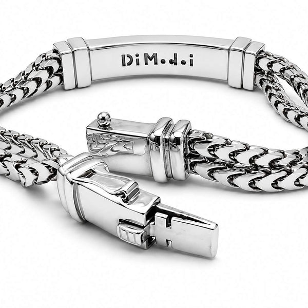18K Di Modolo Milano, Quadria Two Row Diamond Bracelet