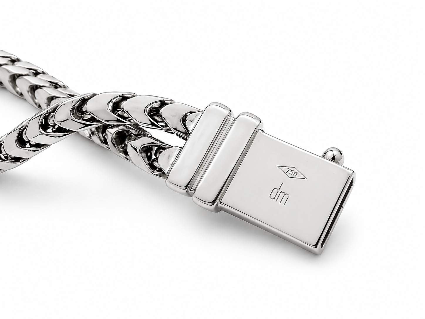 18K Di Modolo Milano, Quadria Two Row Diamond Bracelet