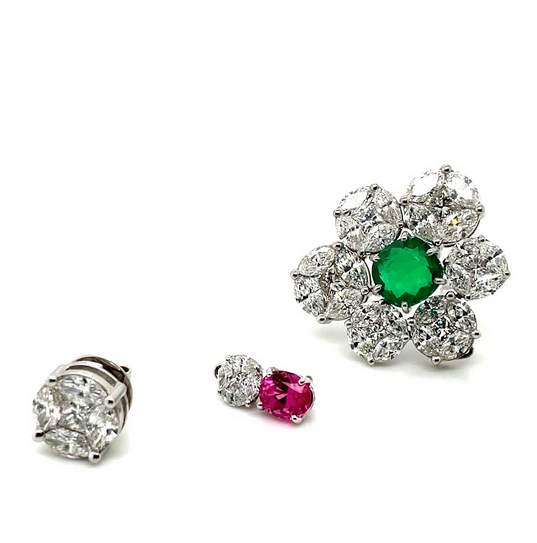 18K Versatile and Elegant Flower Earrings