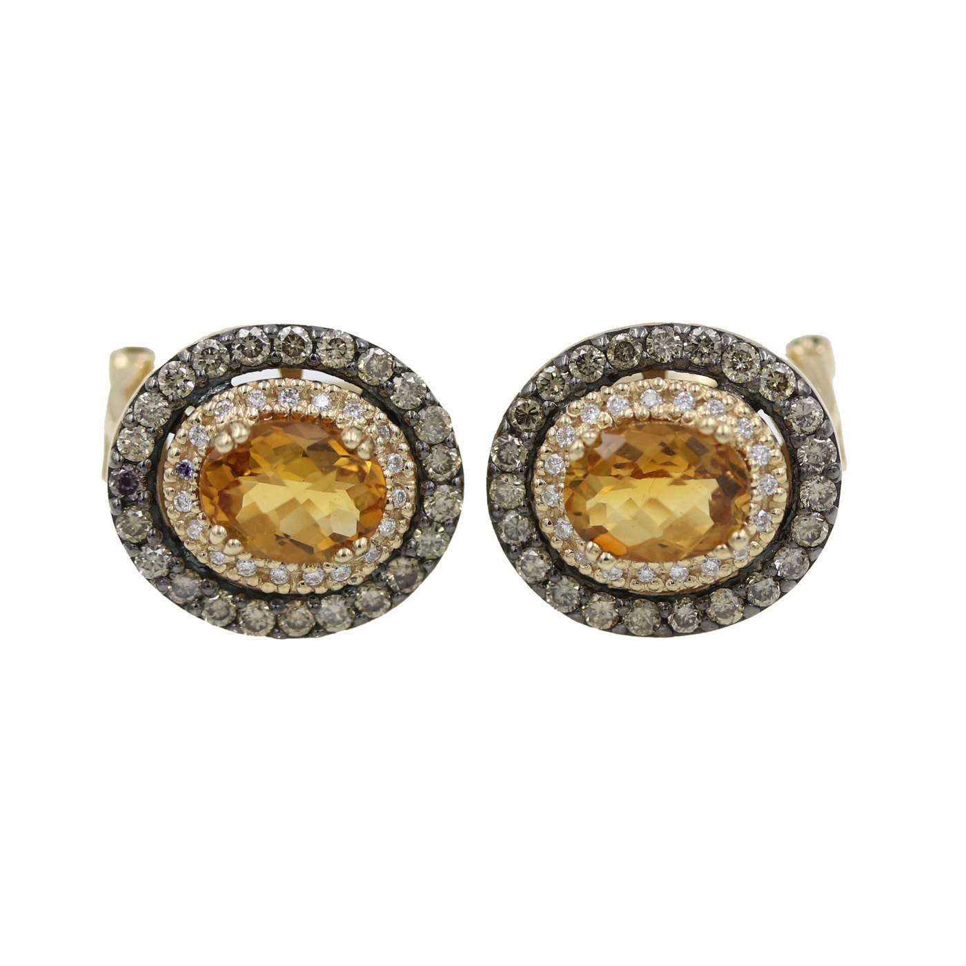 14K Yellow "Honey Gold" Levian Earrings