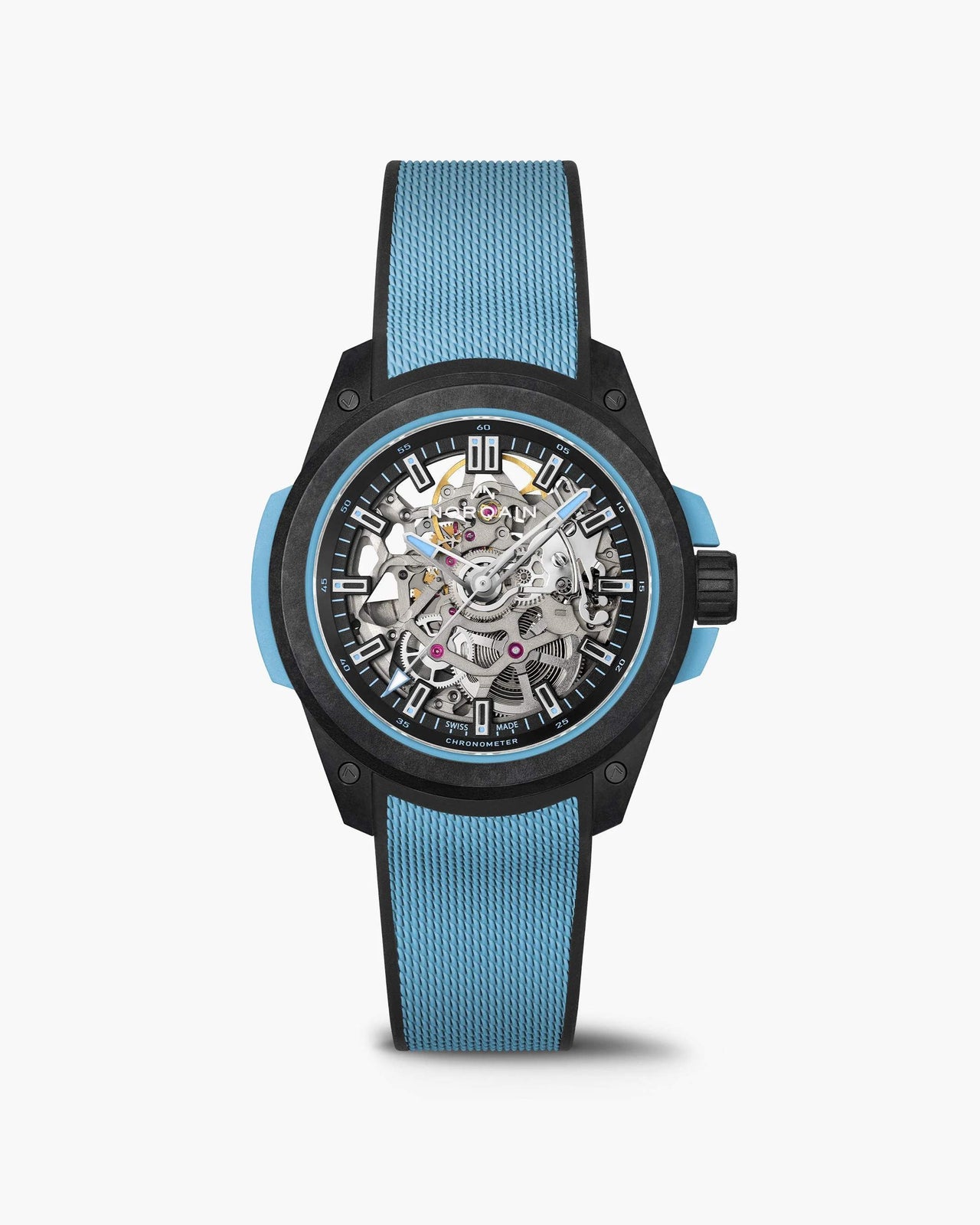 Norqain Wild One Skeleton Light Blue