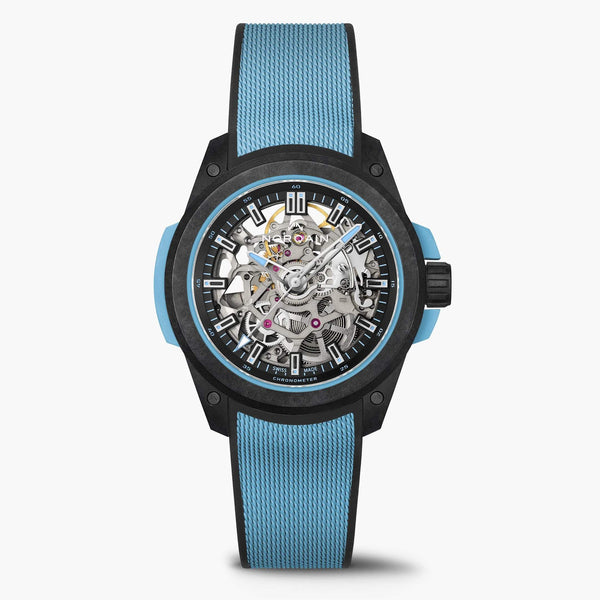 Norqain Wild One Skeleton Light Blue