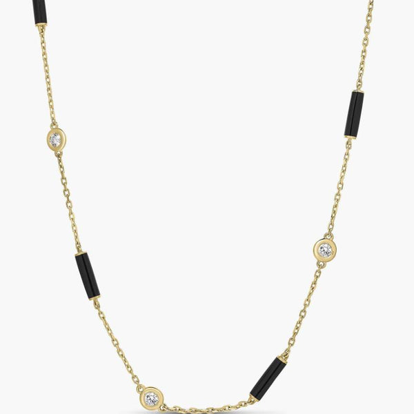 Roberto Coin 18K Yellow Gold Venetian Princess Mother of Pearl Flower Station Necklace