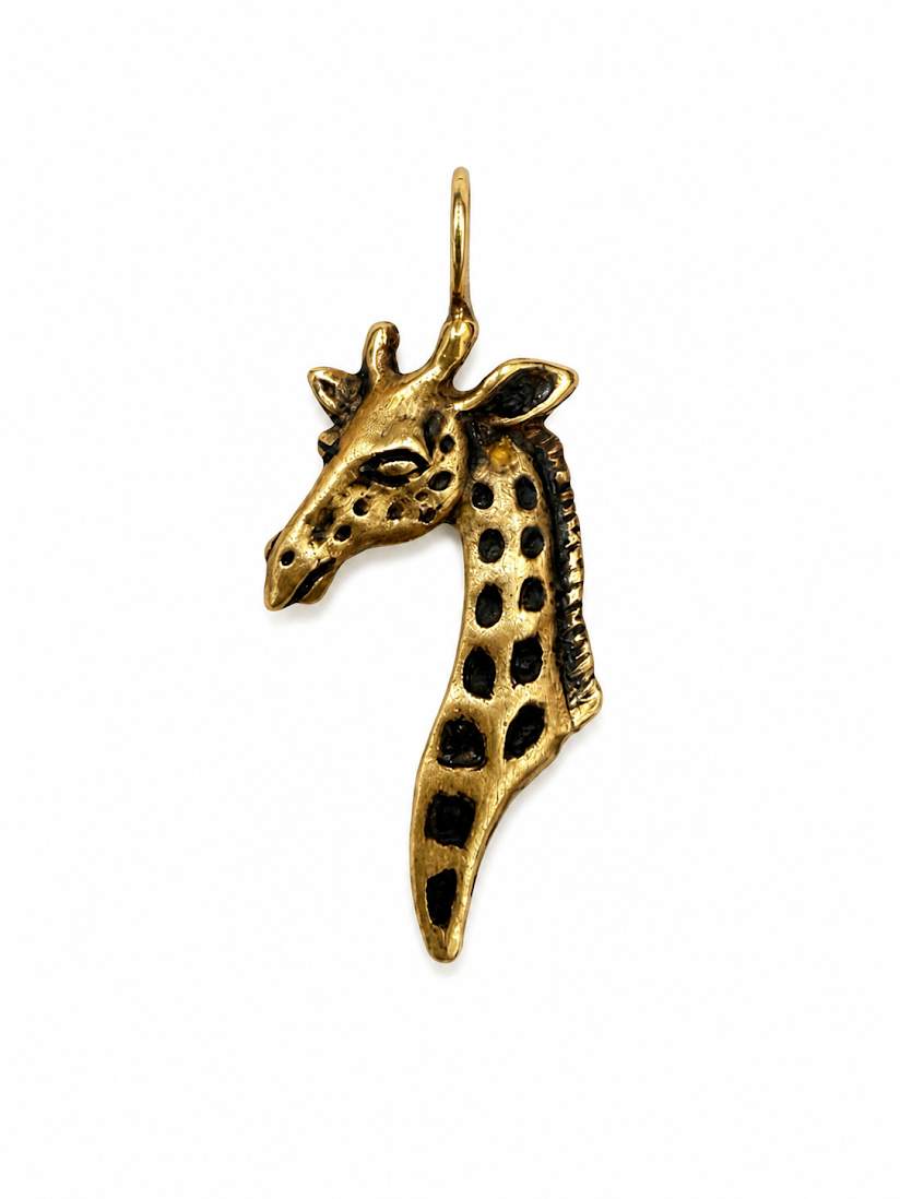14K Giraffe, Gayle Bright 1984 signed on back side