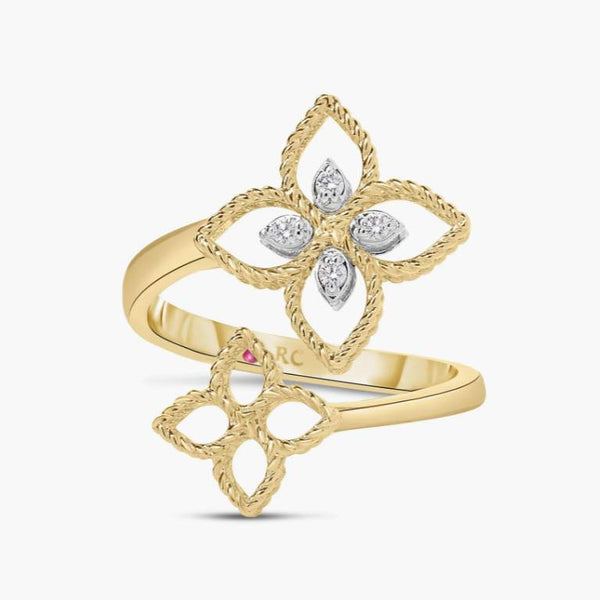 18K Princess Flower Ring