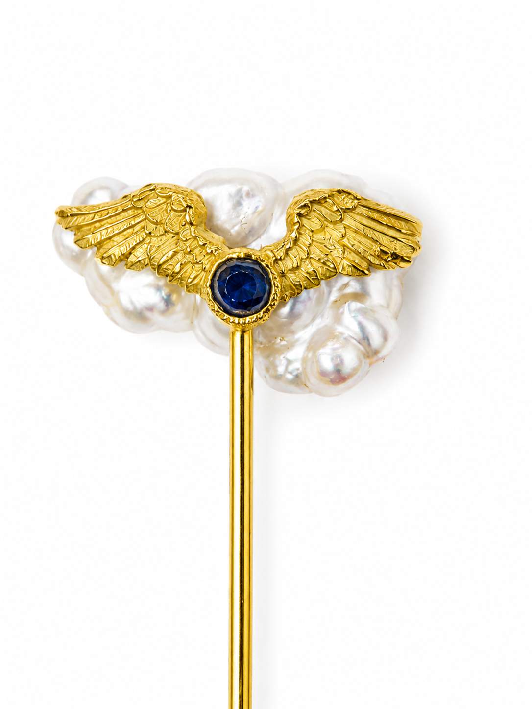 18K Pearl Cloud with Wings