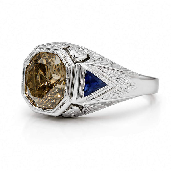 18KW Vintage Style ring