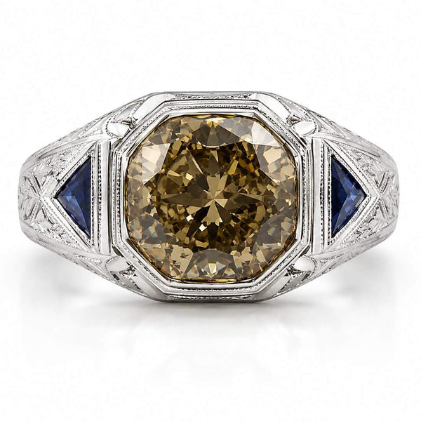 18KW Vintage Style ring