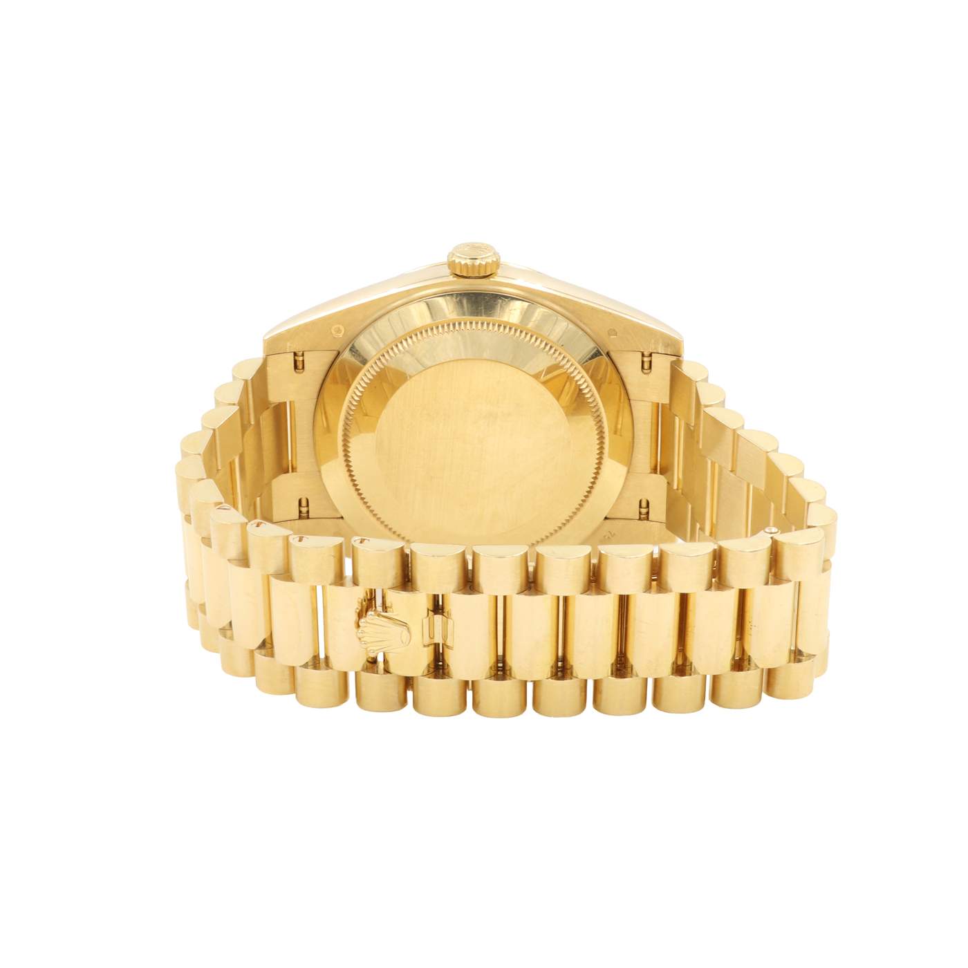 Rolex Day-Date 40 18kt Yellow Gold Baguette Diamond Dial Watch