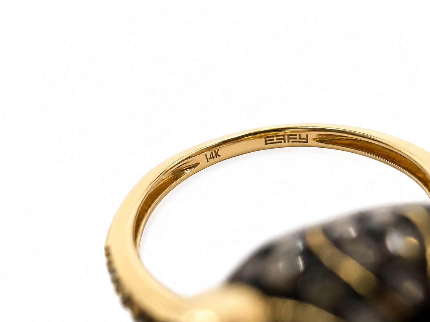 14K Panther Head Ring