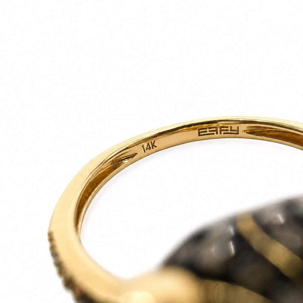 14K Panther Head Ring