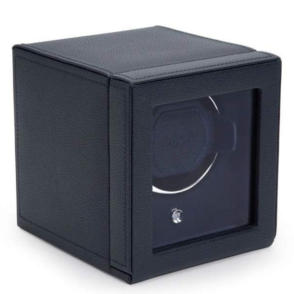 Cub Single Blue Watch Winder with Cover