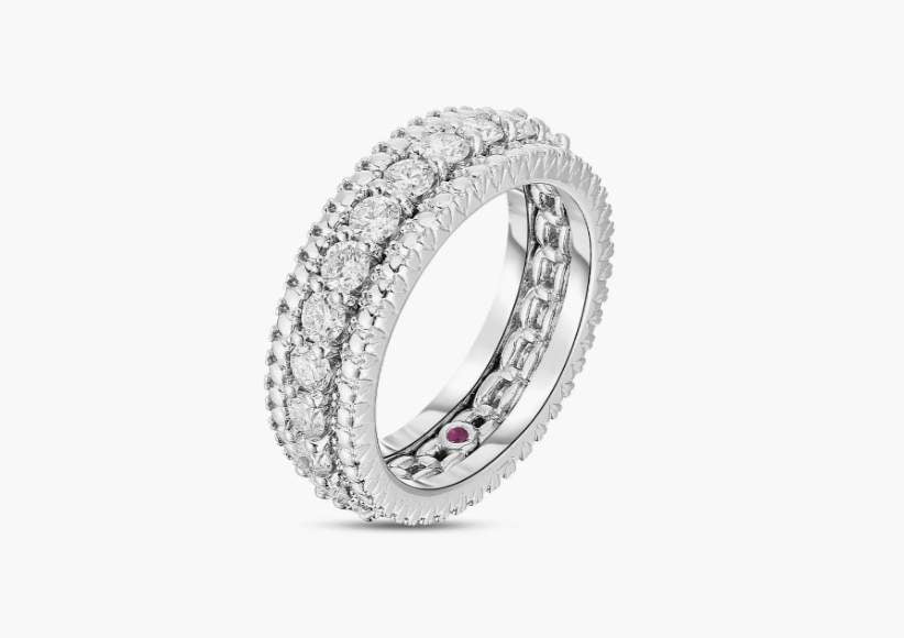 Roberto Coin Siena Diamond 1 Row Ring