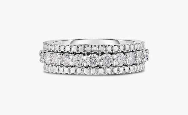Roberto Coin Siena Diamond 1 Row Ring