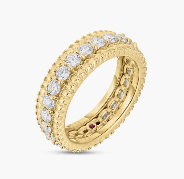 Roberto Coin Siena Diamond 1 Row Ring