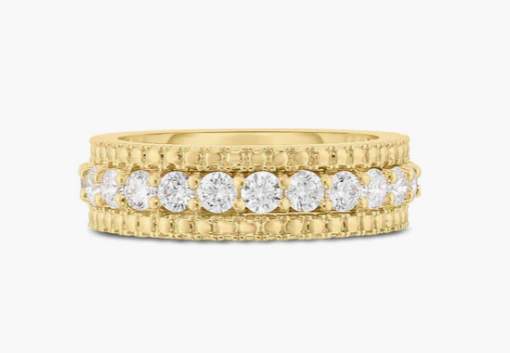 Roberto Coin Siena Diamond 1 Row Ring