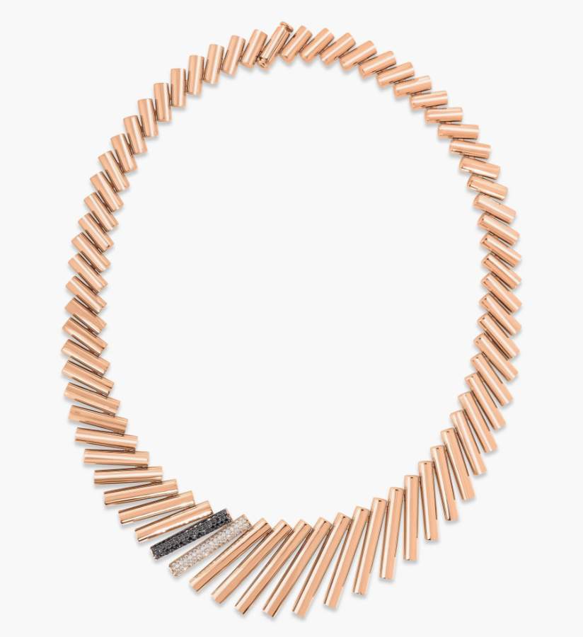 Roberto Coin Domino Diamond Accents Graduating Necklace