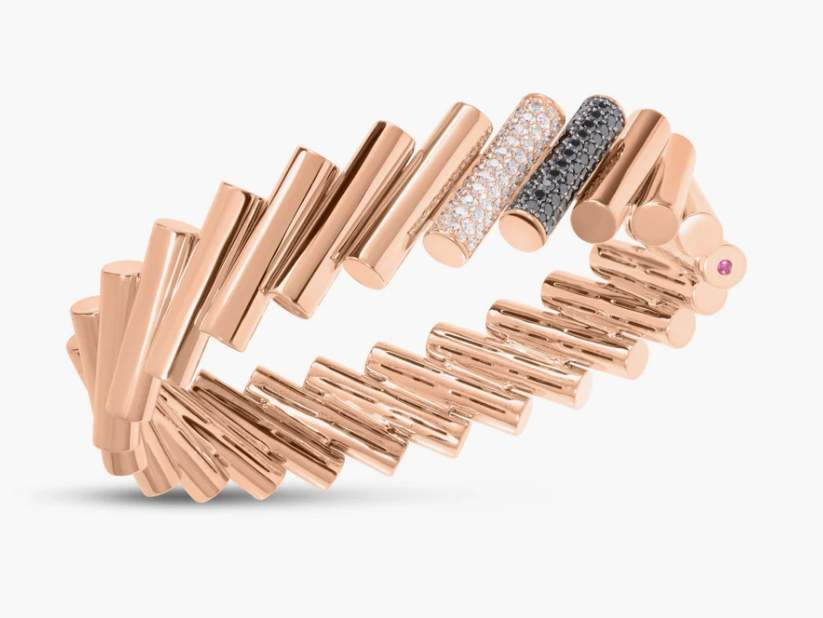 Roberto Coin Domino Diamond Accent Bangle