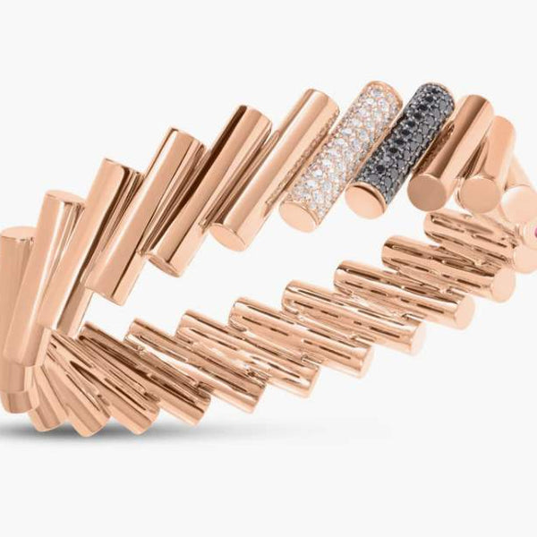 Roberto Coin Domino Diamond Accent Bangle