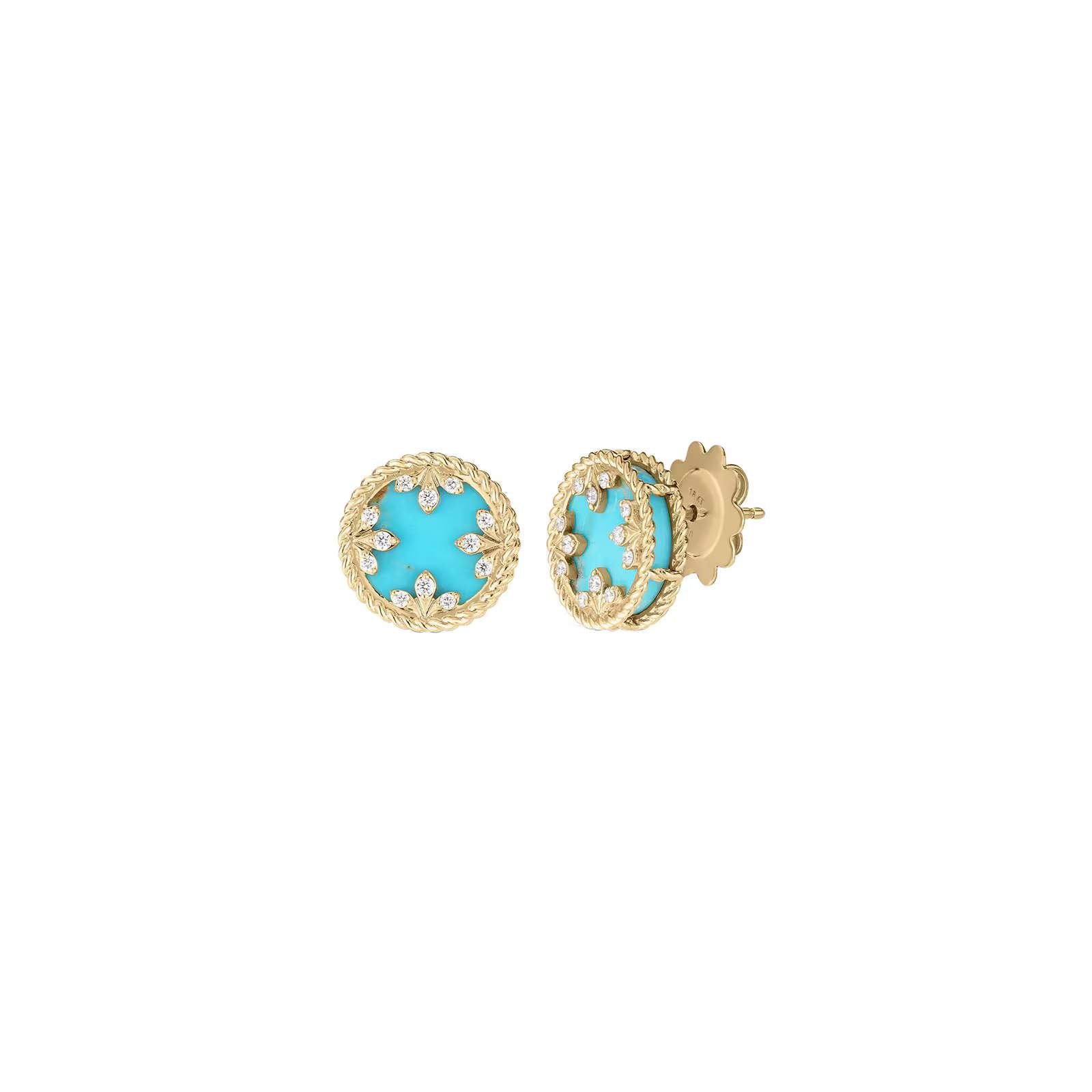Roberto Coin 18K Venetian Medallions Stud Earrings