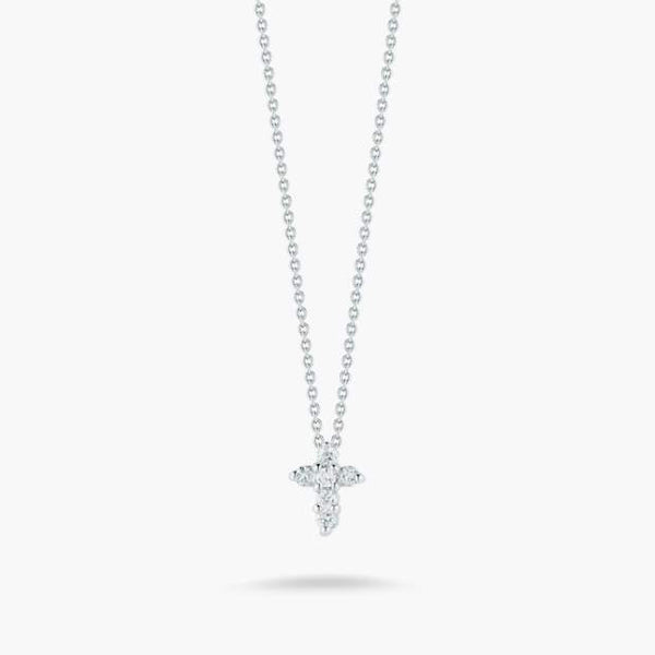 Roberto Coin Tiny Treasures Diamond Cross