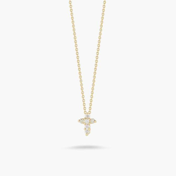 Roberto Coin Tiny Treasures Diamond Cross
