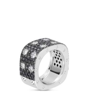18K White Gold Roberto Coin POi Moi  Diamond Ring D=2.92