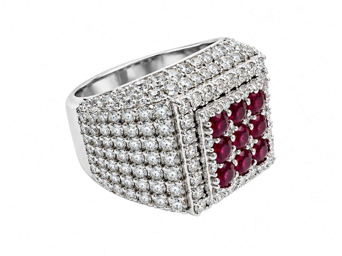 14K Ruby and Diamond Fashion Ring