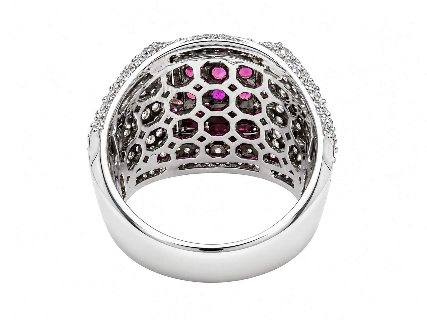14K Ruby and Diamond Fashion Ring