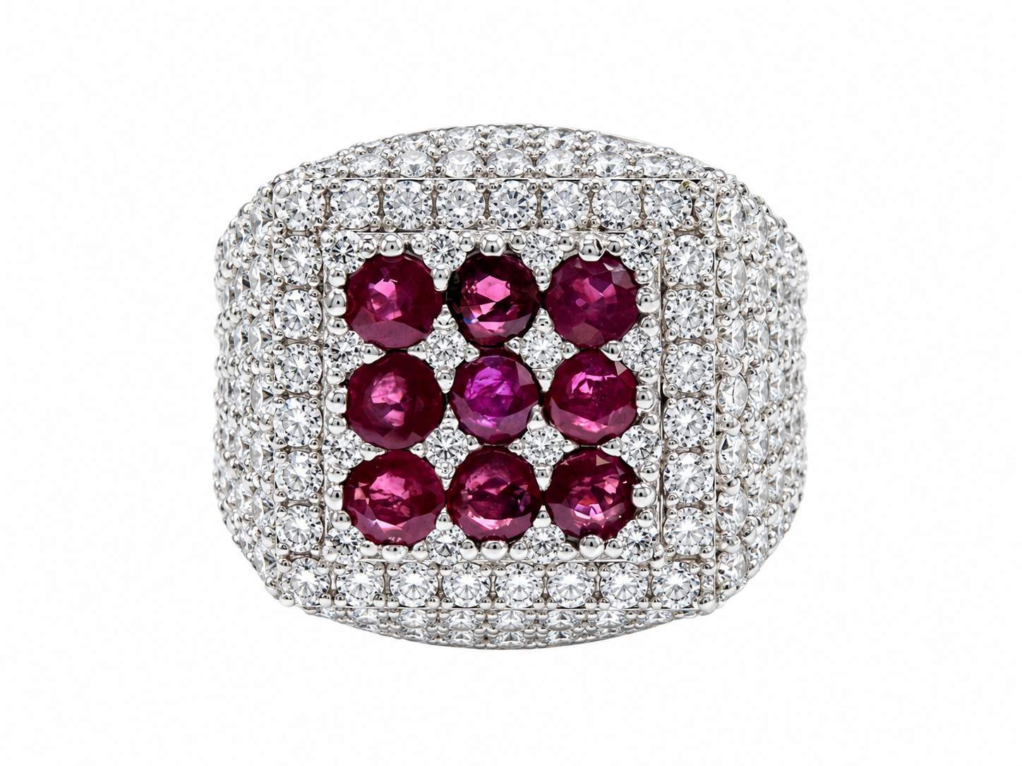 14K Ruby and Diamond Fashion Ring
