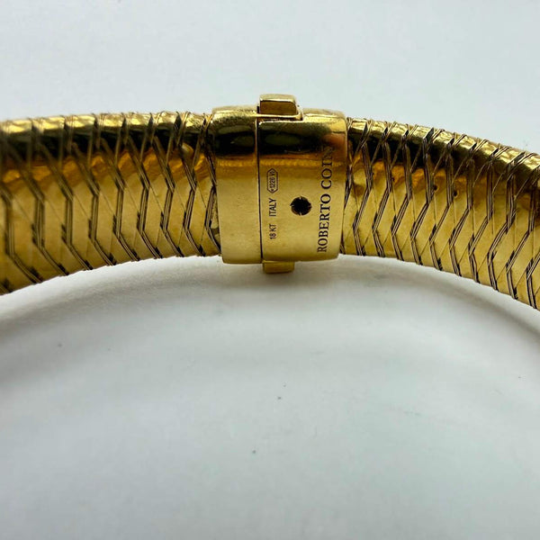 Pre-Owned Roberto Coin Silk Weave Wide Bracelet