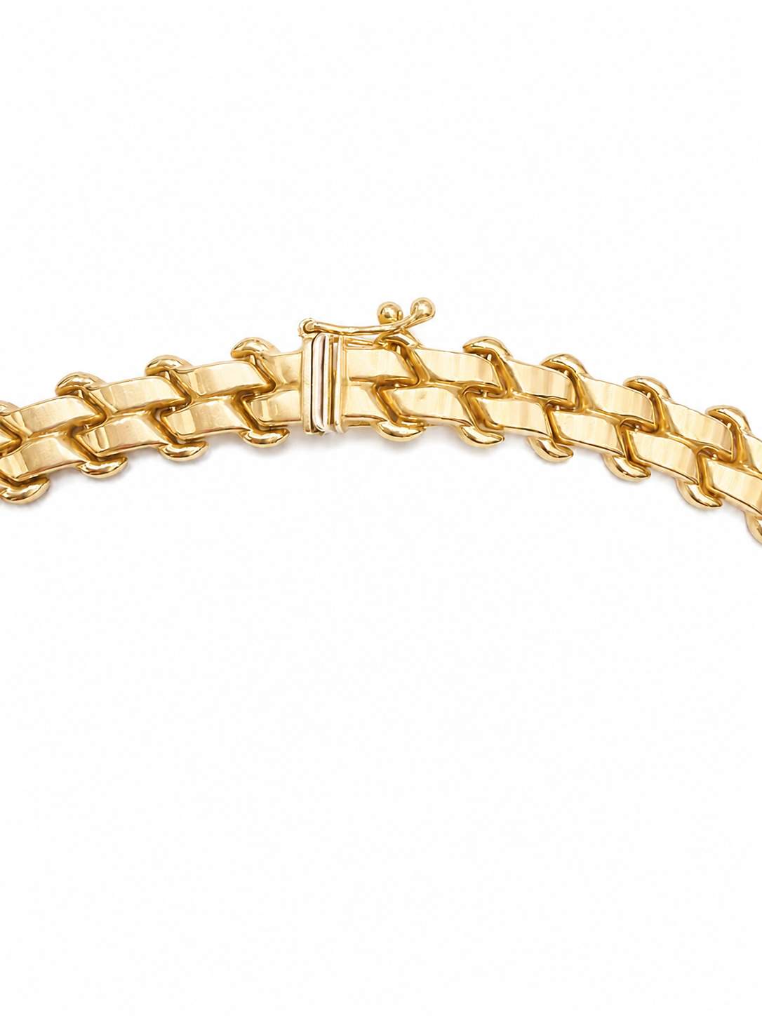14k Fancy Link Necklace