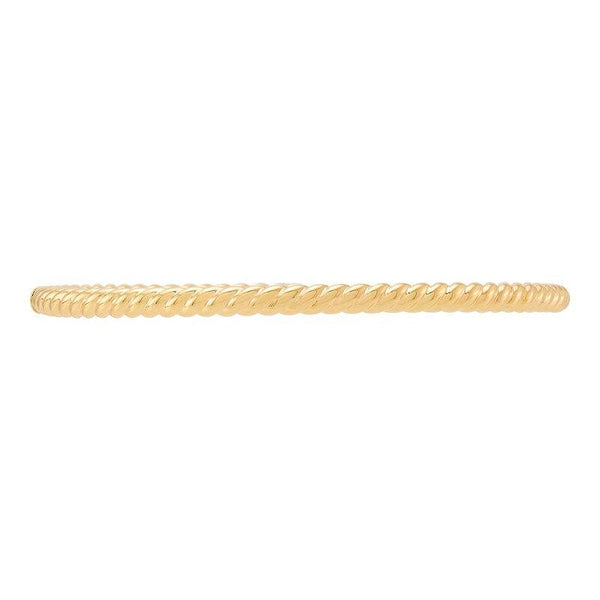 14K high-polished yellow gold bracelet