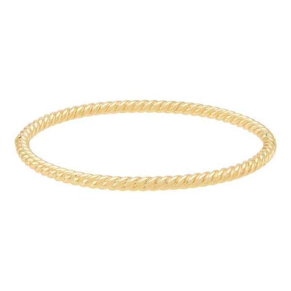 14K high-polished yellow gold bracelet