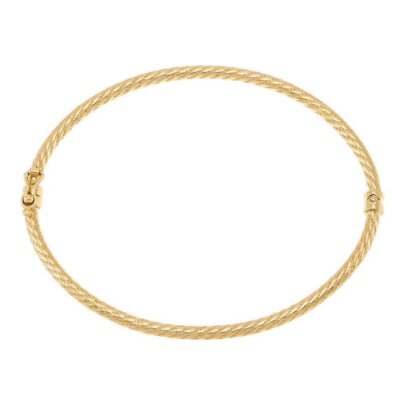 14K gold bangle bracelet
