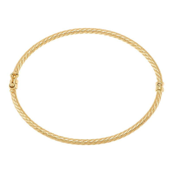 14K gold bangle bracelet