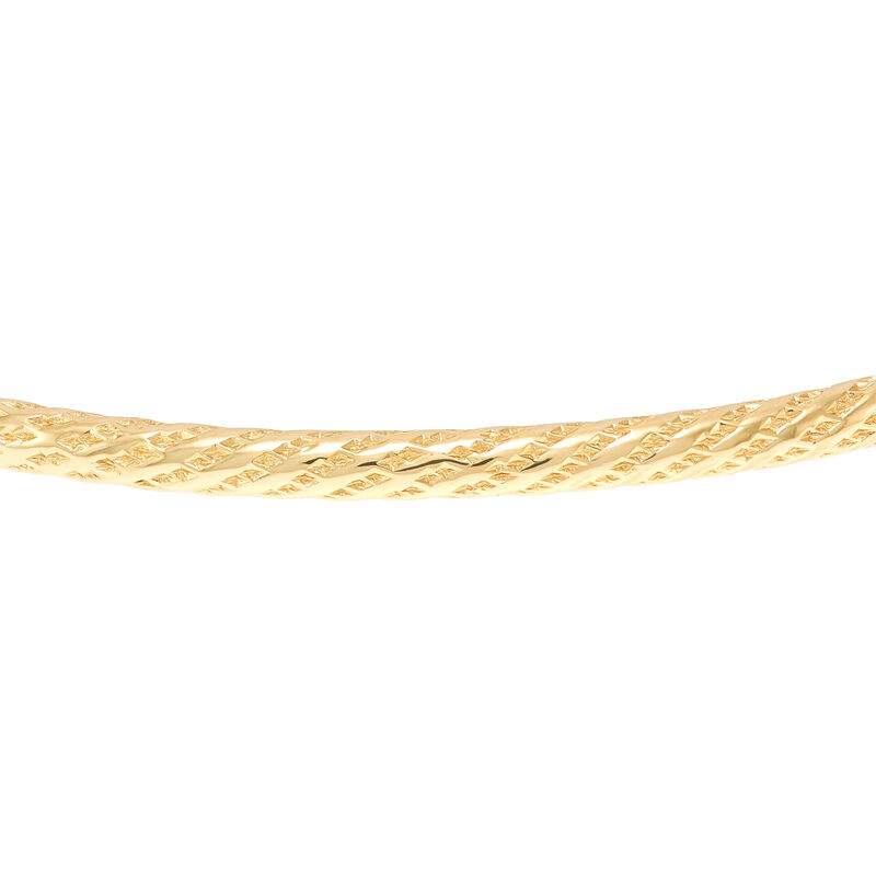 14K gold bangle bracelet