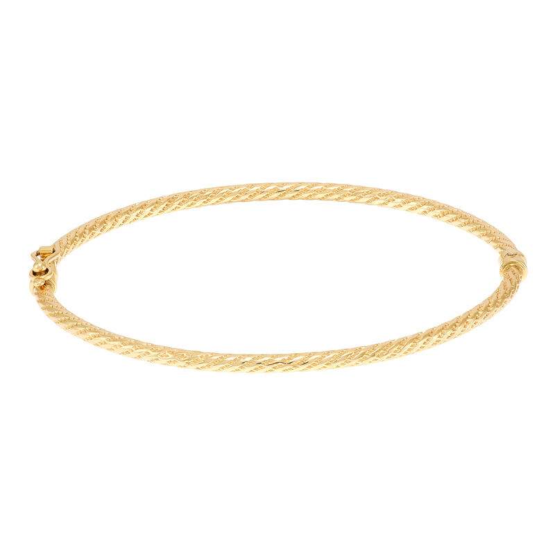 14K gold bangle bracelet